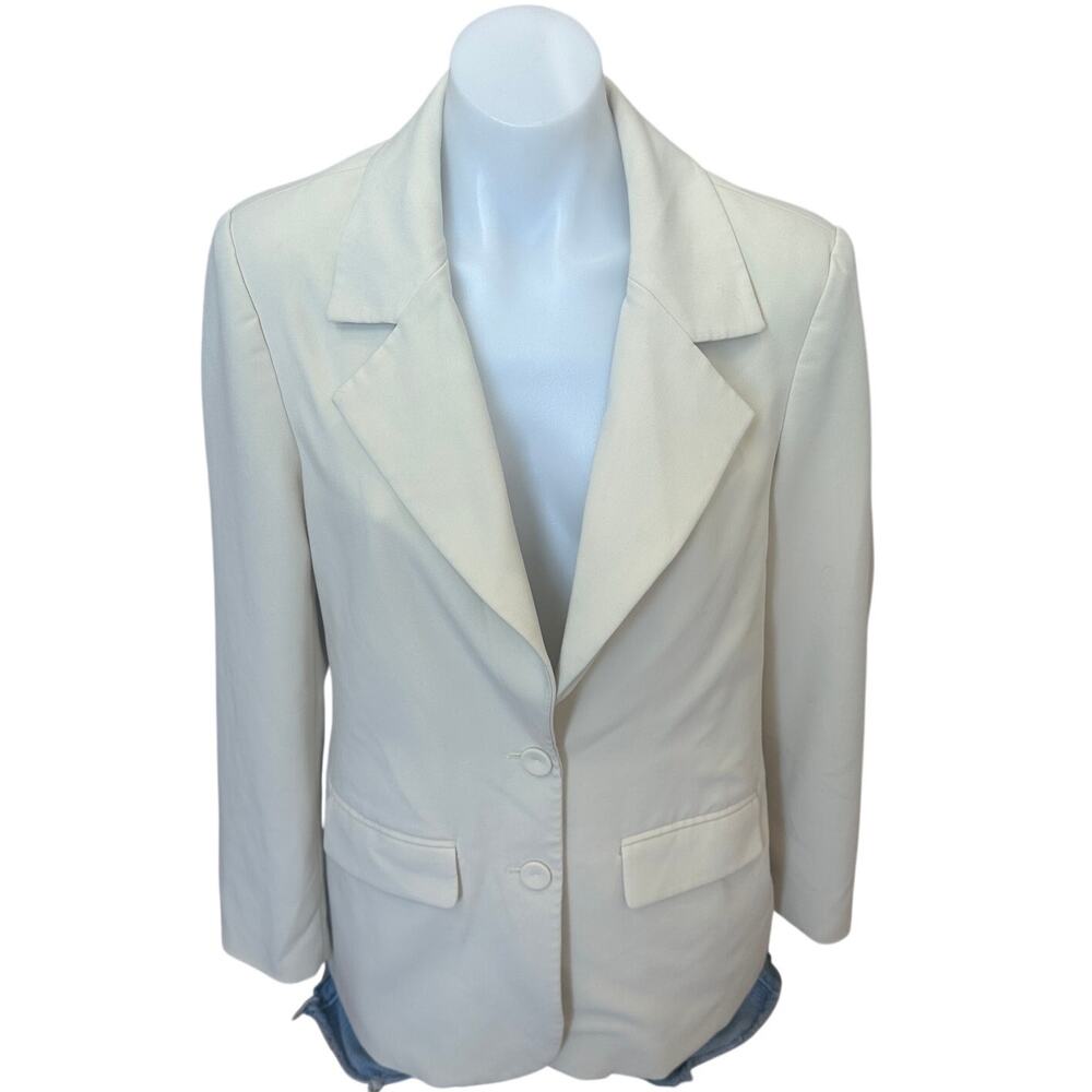 Favorite Daughter Butter Yellow Oversize Blazer SMALL Work Suiting Designer $400 - Picture 11 of 14